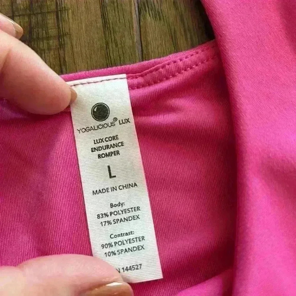 NWT Yogalicious Lux Core Endurance One Piece Romper - Picture 3 of 4